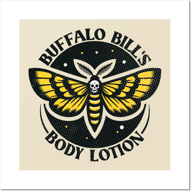 Buffalo Bill's Body Lotion // Distressed Horror Style Wall Art by Trendsdk